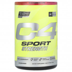 C4 / Cellucor, C4 Sport, для силы, перед тренировкой, арбуз, 402 г (14,2 унции) - описание