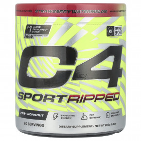 C4 / Cellucor, C4 Sport Ripped, Pre-Workout, Strawberry Watermelon, 9.9 oz (280 g) - описание