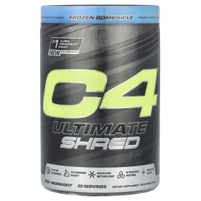 C4 / Cellucor, C4, Ultimate Shred, перед тренировкой, Frozen Bombsicle, 406 г (14,3 унции) - описание