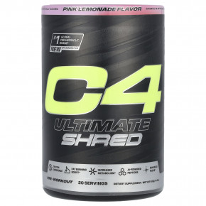 C4 / Cellucor, C4 Ultimate Shred, перед тренировкой, розовый лимонад, 406 г (14,3 унции) в Москве - eco-herb.ru | фото