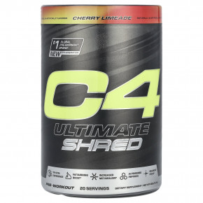 C4 / Cellucor, C4 Ultimate Shred, предтренировочный комплекс, вишневый лаймад, 402 г (14,2 унции) в Москве - eco-herb.ru | фото