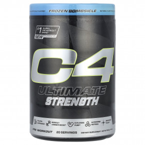 C4 / Cellucor, C4 Ultimate Strength, для приема перед тренировкой, Frozen Bombsicle, 550 г (1,2 фунта) - описание