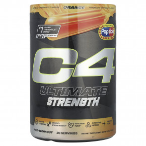 C4 / Cellucor, C4 Ultimate Strength, перед тренировкой, апельсиновое эскимо, 574 г (1,26 фунта) в Москве - eco-herb.ru | фото