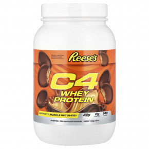 C4 / Cellucor, C4® Whey Protein, арахисовая паста и шоколад Reese, 1,13 кг (2,48 фунта) - описание | фото
