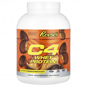 C4 / Cellucor, C4® Whey Protein, арахисовая паста и шоколад Reese's, 2,65 кг (5,85 фунта) в Москве - eco-herb.ru | фото