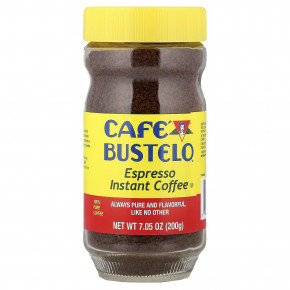 Café Bustelo, Espresso растворимый кофе®, 200 г (7,05 унции) - описание | фото