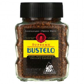 Café Bustelo, Supreme by Bustelo, растворимый кофе, сублимированный, 100 г (3,52 унции) в Москве - eco-herb.ru | фото