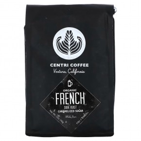 Cafe Altura, Centri Coffee, органический французский сахар, цельные зерна, темная обжарка, 340 г (12 унций) - описание