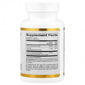 California Gold Nutrition, 5-HTP с витаминами B6 и C, 60 растительных капсул в Москве - eco-herb.ru | фото