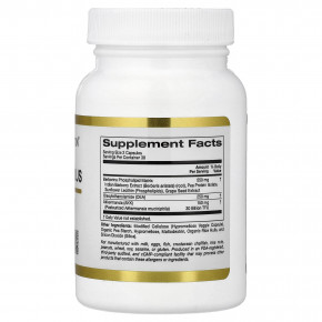 California Gold Nutrition, Akkermansia 30B PLUS, аккермансия с фосфолипидной матрицей с берберином и олеилэтаноламином, 60 растительных капсул в Москве - eco-herb.ru | фото