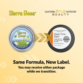 California Gold Nutrition, Beauty, бальзам для спокойного сна, лаванда и ромашка, 17 г (0,6 унции) в Москве - eco-herb.ru | фото