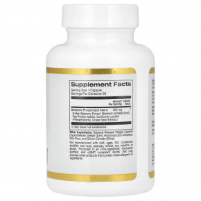 California Gold Nutrition, Berberine Advanced, берберин с фитосомами Berbevis, 550 мг, 60 растительных капсул в Москве - eco-herb.ru | фото