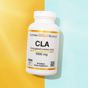 California Gold Nutrition, Clarinol, КЛК, конъюгированная линолевая кислота, 1000 мг, 90 мягких таблеток в Москве - eco-herb.ru | фото