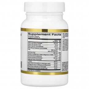 California Gold Nutrition, добавка для поддержки щитовидной железы с экстрактами гуггула, ашваганды, бакопы и зелёного чая, 60 растительных капсул в Москве - eco-herb.ru | фото