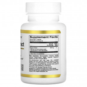 California Gold Nutrition, экстракт бакопы, 320 мг, 30 растительных капсул (Товар снят с продажи) в Москве - eco-herb.ru | изображение California Gold Nutrition, экстракт бакопы, 320 мг, 30 растительных капсул (Товар снят с продажи) в Москве - eco-herb.ru | фото