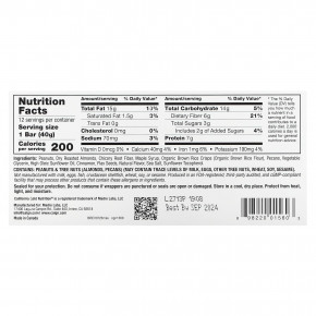 California Gold Nutrition, Foods, батончики с кленовым сиропом и морской солью, 12 шт. по 40 г (1,4 унции) в Москве - eco-herb.ru | фото