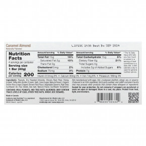 California Gold Nutrition, Foods, батончики-снеки, ассорти вкусов (кленовый сироп, карамель, арахисовая паста), 12 батончиков по 40 г (1,4 унции) в Москве - eco-herb.ru | фото