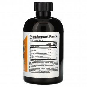 California Gold Nutrition, жидкая добавка для укрепления иммунитета, с экстрактом листьев оливкового дерева, экстрактом зверобоя и коллоидным серебром для детей, без спирта, апельсин, 118 мл (4 жидк. унции) в Москве - eco-herb.ru | фото