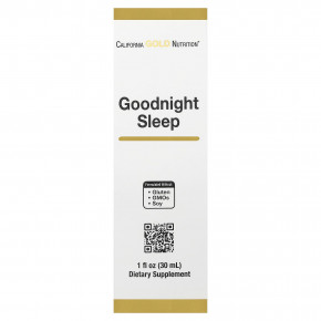 California Gold Nutrition, Goodnight Sleep, добавка для спокойного сна со свежими семенами молочного овса, зверобоем, шлемником и пассифлорой, 30 мл (1 жидк. унция) в Москве - eco-herb.ru | изображение California Gold Nutrition, Goodnight Sleep, добавка для спокойного сна со свежими семенами молочного овса, зверобоем, шлемником и пассифлорой, 30 мл (1 жидк. унция) в Москве - eco-herb.ru | фото