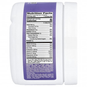 California Gold Nutrition, HydrationUP®, смесь для приготовления электролитического напитка с кальцием, калием, витамином C и витамином E, со вкусом винограда, 227 г (8 унций) в Москве - eco-herb.ru | фото