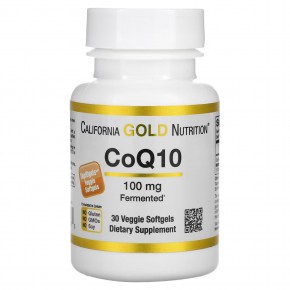California Gold Nutrition, Коэнзим Q10, 100 мг, 30 растительных капсул в Москве - eco-herb.ru | фото