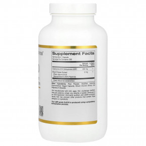 California Gold Nutrition, коэнзим Q10 с экстрактом чёрного перца Bioperine®, 200 мг, 360 растительных капсул в Москве - eco-herb.ru | изображение California Gold Nutrition, коэнзим Q10 с экстрактом чёрного перца Bioperine®, 200 мг, 360 растительных капсул в Москве - eco-herb.ru | фото