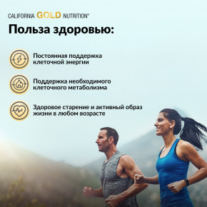 California Gold Nutrition, комплекс флавоноидов с NMN, апигенином и дигидрокверцетином, 60 растительных капсул в Москве - eco-herb.ru | фото