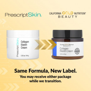 California Gold Nutrition, Крем с коллагеном и эластином, 64 г (2,25 унции) в Москве - eco-herb.ru | фото