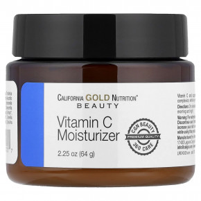 California Gold Nutrition, легкий увлажняющий крем с витамином C, для осветления кожи, 64 г (2,25 унции) - описание | фото