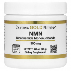 California Gold Nutrition, NMN в порошке, 30 г (1,06 унции) в Москве - eco-herb.ru | фото