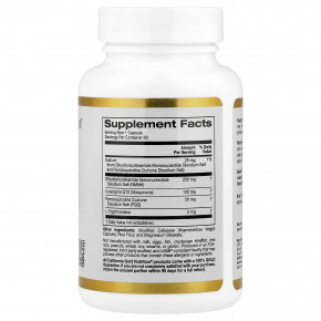 California Gold Nutrition, NMNH Complex, комплекс с коэнзимом Q10, PQQ и L-эрготионеином, 60 вегетарианских капсул в Москве - eco-herb.ru | фото