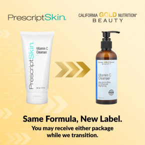 California Gold Nutrition, очищающее средство с витамином C, улучшенный очищающий гель для осветления кожи, 177 мл (6 жидк. унций) в Москве - eco-herb.ru | фото