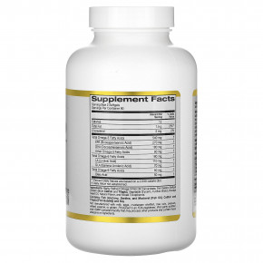 California Gold Nutrition, омега 3–6–9, с рыбьим жиром с омега-3 и маслом из семян бурачника, ЭПК, ДГК, ГЛК и линолевой кислотой, натуральный лимонный вкус, 180 капсул в Москве - eco-herb.ru | фото