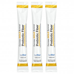 California Gold Nutrition, пребиотическая клетчатка, 3 пакетика, по 6 г (0,21 унции) (Товар снят с продажи) в Москве - eco-herb.ru | фото
