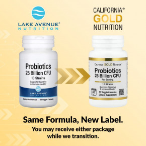 California Gold Nutrition, пробиотики с ацидофильными лактобактериями, бифидобактериями лактис, лактобактериями плантарум и лактобактериями казеи, смесь из 10 штаммов, 25 млрд КОЕ, 60 вегетарианских капсул в Москве - eco-herb.ru | фото