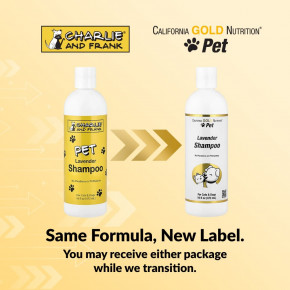 California Gold Nutrition, шампунь для домашних животных, для кошек и собак, с ароматом лаванды, 473 мл (16 жидк. унций) в Москве - eco-herb.ru | фото