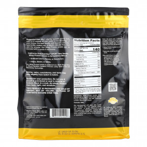 California Gold Nutrition, Sport, изолят сывороточного протеина, со вкусом ванили, 907 г (2 фунта) в Москве - eco-herb.ru | фото