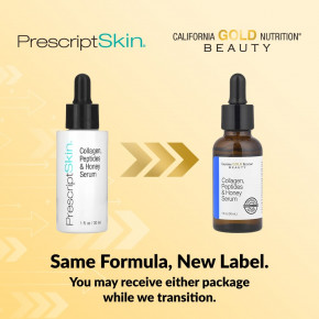 California Gold Nutrition, сыворотка с коллагеном, пептидами и медом, 30 мл (1 жидк. унция) в Москве - eco-herb.ru | фото