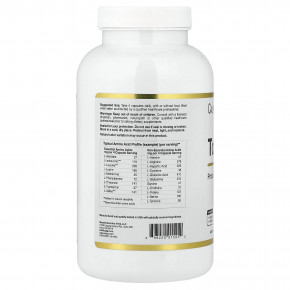 California Gold Nutrition, Total Amino с витамином B6 и смесью 20 аминокислот, 240 вегетарианских капсул в Москве - eco-herb.ru | фото
