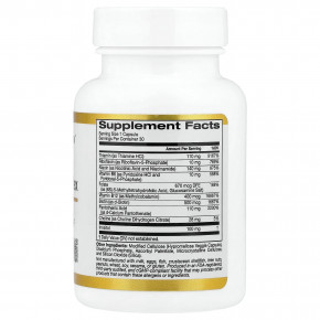 California Gold Nutrition, высокоэффективный комплекс витаминов группы B с метилфолатом и метилом B12, 30 растительных капсул в Москве - eco-herb.ru | изображение California Gold Nutrition, высокоэффективный комплекс витаминов группы B с метилфолатом и метилом B12, 30 растительных капсул в Москве - eco-herb.ru | фото