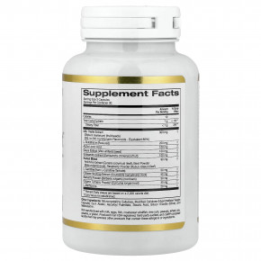 California Gold Nutrition, улучшенная добавка для поддержки печени, с экстрактом расторопши, L-глутатионом, альфа-липоевой кислотой и экстрактом виноградных косточек, 90 вегетарианских капсул в Москве - eco-herb.ru | фото