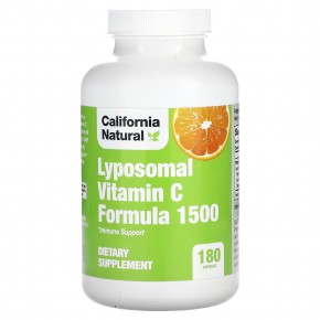 California Natural, Lyposomal Vitamin C Formula 1500, 180 капсул в Москве - eco-herb.ru | фото
