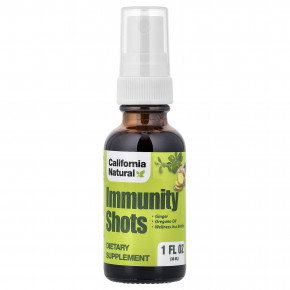 California Natural, спрей для поддержки иммунитета, 30 мл (1 унция) - описание | фото