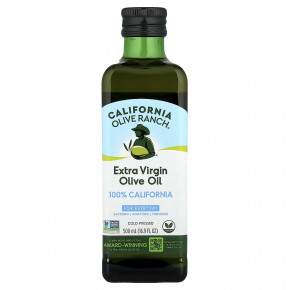 California Olive Ranch, 100% California, оливковое масло холодного отжима, 500 мл (16,9 жидк. Унции) - описание | фото