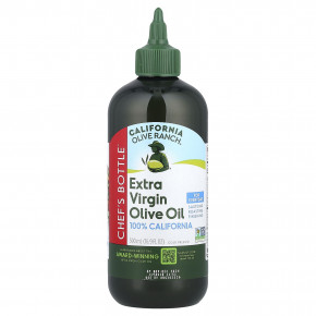 California Olive Ranch, Chef's Bottle™, нерафинированное оливковое масло высшего качества, 100% от штата Калифорния, 500 мл (16,9 жидк. унции) - описание | фото