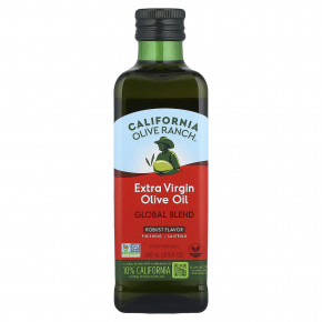 California Olive Ranch, нерафинированное оливковое масло высшего качества, смесь Global Blend, насыщенный вкус, 500 мл (16,9 жидк. унции) - описание | фото