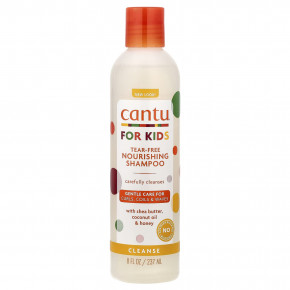 Cantu, для детей, питательный шампунь без слез, 237 мл (8 жидк. унций) - описание | фото