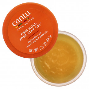 Cantu, Edge Stay Gel™, масло ши, для повышенной фиксации, 64 г (2,25 унции) в Москве - eco-herb.ru | изображение Cantu, Edge Stay Gel™, масло ши, для повышенной фиксации, 64 г (2,25 унции) в Москве - eco-herb.ru | фото