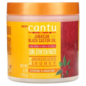 Cantu, Ямайское черное касторовое масло, паста для завивки волос, 170 г (6 унций) в Москве - eco-herb.ru | фото