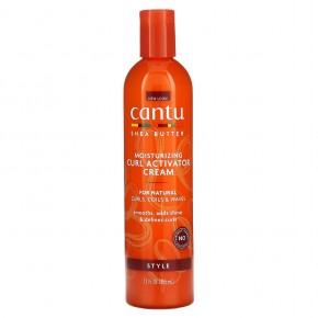 Cantu, Масло ши для натуральных волос, увлажняющий крем-активатор локонов, 12 жидких унций (355 мл) - описание